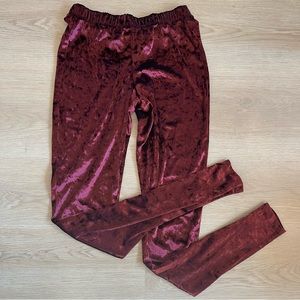 Crushed Velvet Leggings